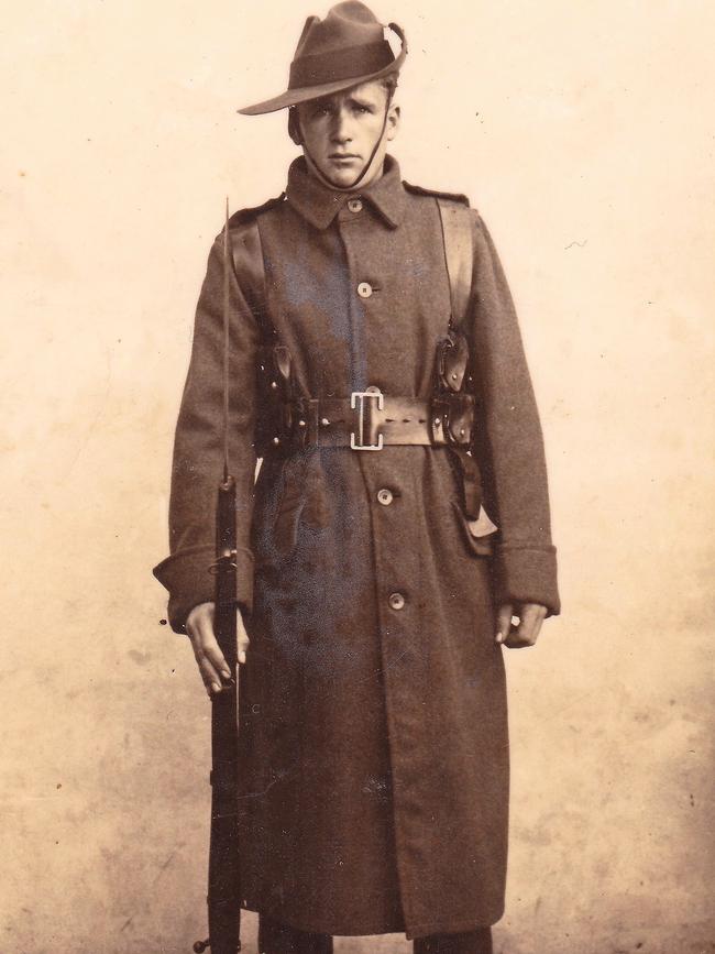 “Private Scott James Dill 2.2nd Machine Gun Battalion WWII, North Africa, New Guinea and Borneo (1940-1945).” Picture: Supplied by Karyl-Ann Walker