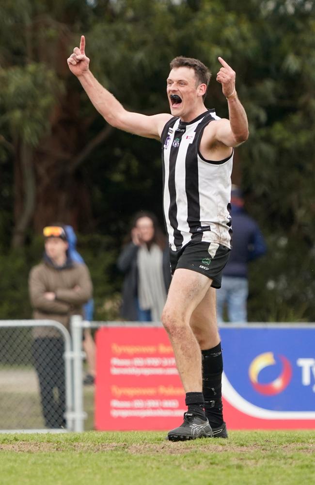 Hayden Dwyer is triumphant. Picture: Valeriu Campan