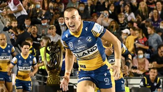 Parramatta captain Clint Gutherson was attracting interest from rival clubs. NRL Imagery