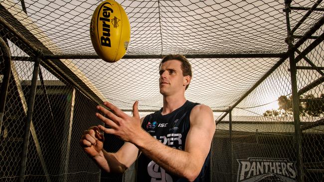 South Adelaide recruit Paul Hunter at Noarlunga. Picture: Morgan Sette