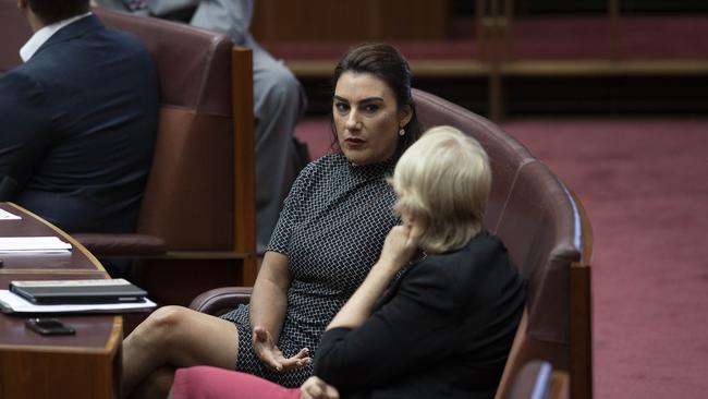 Greens Senator Lidia Thorpe. Had her comments been made by a bloke, they would have more than likely cost him his job. Picture: NCA NewsWire / Gary Ramage