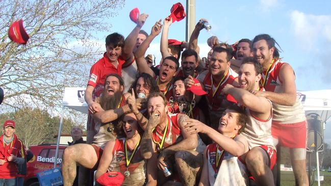 Upper Murray 2016 premiers Federal. Picture: Gavin Rendell