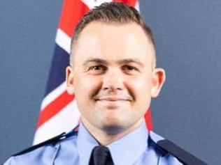 Constable Anthony Woods, 28, died after the incident in Ascot in the city east, WA Police said on Sunday. Picture: WA Police