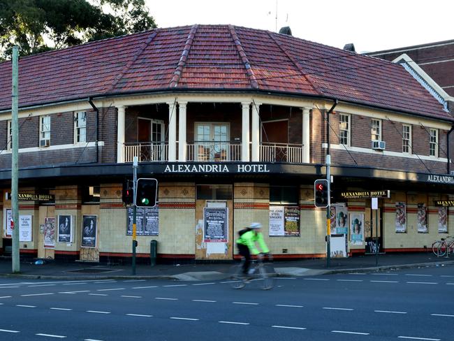 The Alexandria Hotel in Redfern. Picture: Gregg Porteous