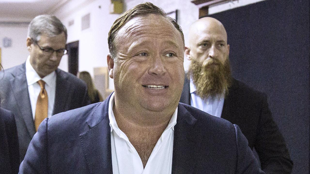 Conspiracy theorist and host of <i>Infowars</i>, Alex Jones has released a bizarre rant after his social media accounts and channels were terminated. Picture: AP