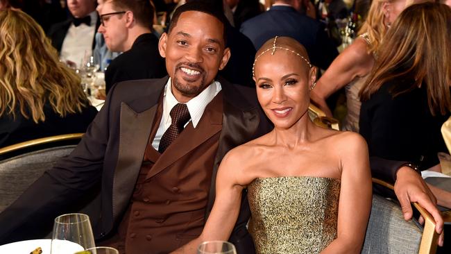 When Piers Morgan interviewed Jada Pinkett Smith for CNN a few years ago, Will Smith turned up unannounced to support her. Picture: Alberto E. Rodriguez/Getty