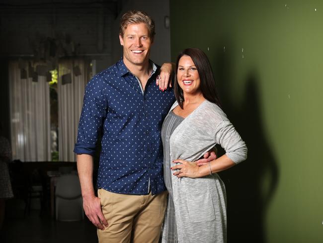 I'm a Celebrity Get Me Out of Here! hosts Dr Chris Brown and Julia Morris. Picture: Christian Gilles