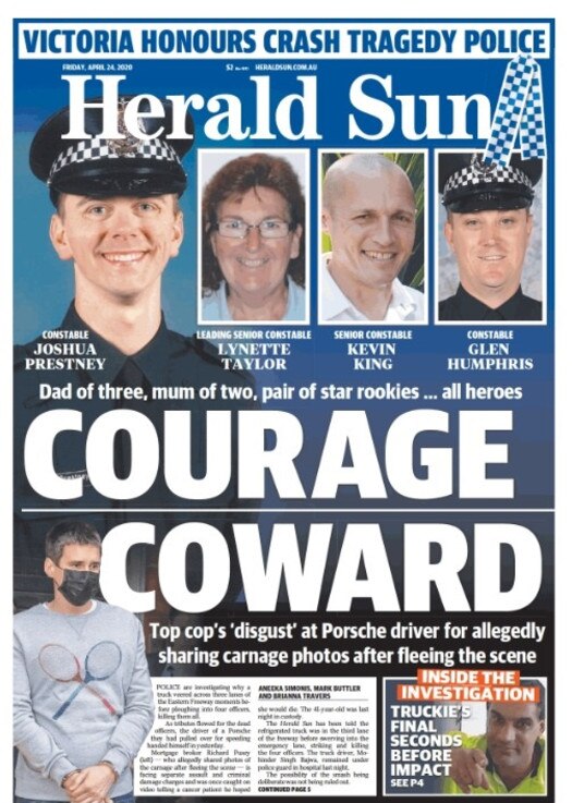 <a href="https://heraldsun.digitaleditions.com.au/">Front page of the Herald Sun.</a>