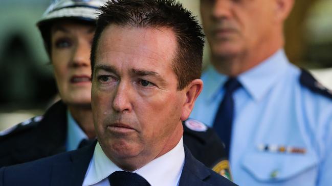 SYDNEY, AUSTRALIA - Newswire Photos November 02, 2022; Deputy Premier and Minister for Police Paul Toole addresses the media in a press conference to announce a landmark package for the NSW Police Force in Sydney. Picture: NCA Newswire / Gaye Gerard
