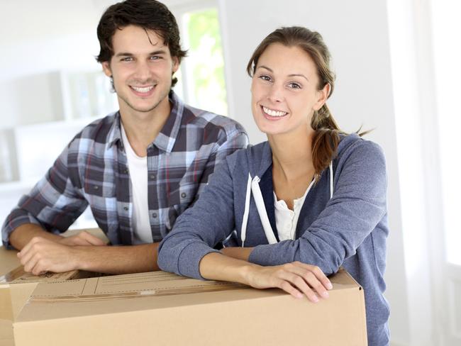 A couple moving into their first home must consider all the costs associated with their mortgage. Picture: iStock.