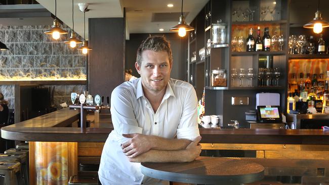 Daniel Ridgeway in BiN 72 when he opened the restaurant in 2014. Located in The Strand – Coolangatta.