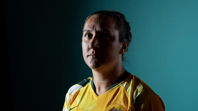 Former Matlida Lisa De Vanna broke the Matilda’s longstanding code of silence, forcing Football Australia to announce an independent investigation by the Sports Integrity Australia. Picture: Getty Images.