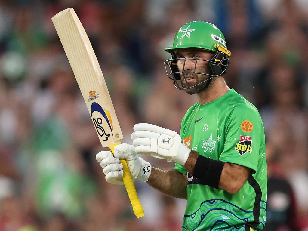 Glenn Maxwell steered the Stars to a massive win against the Sixers. Picture: Getty Images