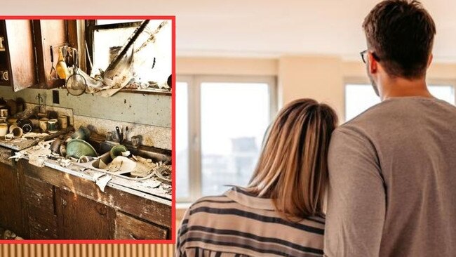 The family were forced to lease the home out as they were under financial pressure due to health issues. Then they returned home to find it completely destroyed.