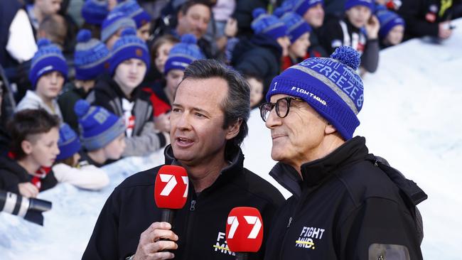 Hamish McLachlan (L) will be living in Europe for a year. Picture: Getty Images