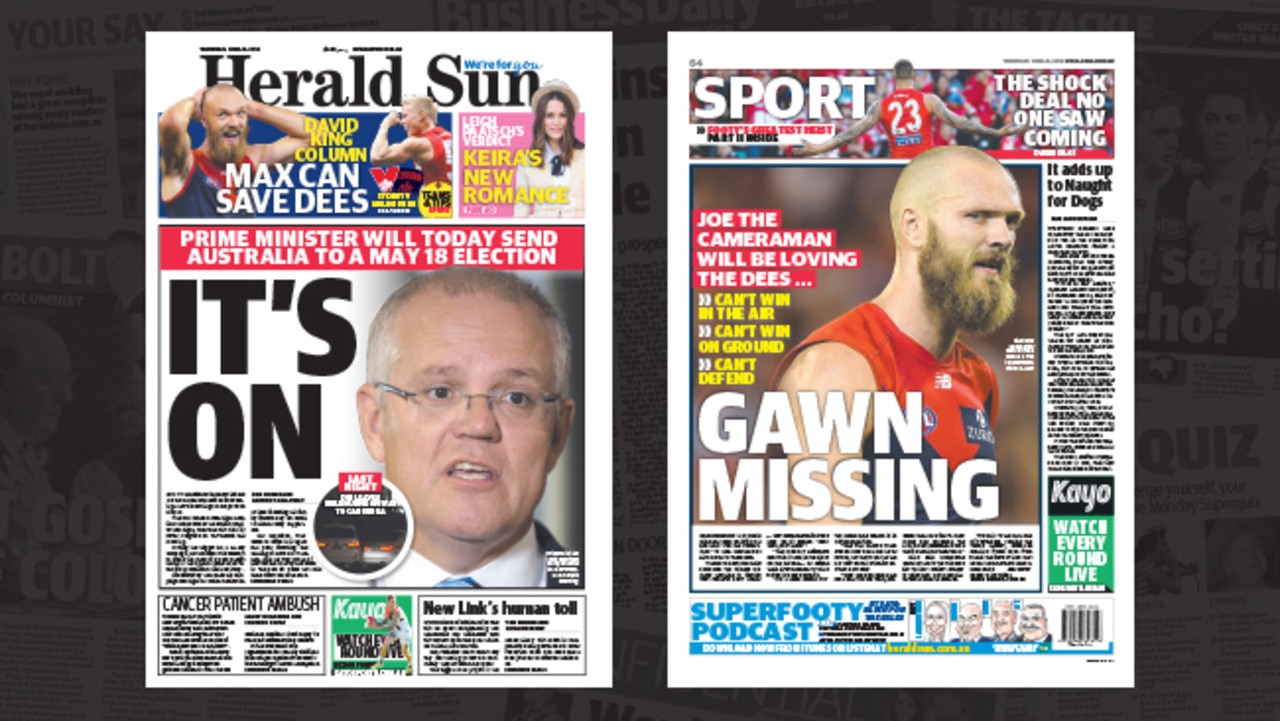 Herald Sun front page news | Herald Sun