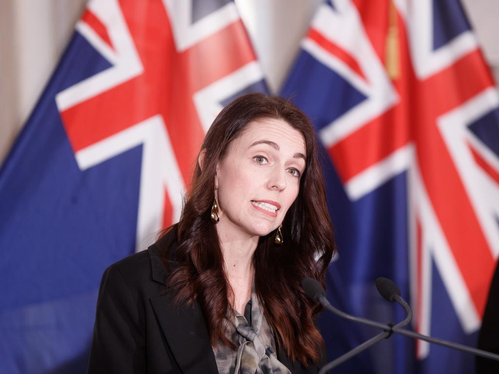 Prime Minister Jacinda Ardern introduces a new traffic light system when dealing with Covid-19. Picture: Getty Images