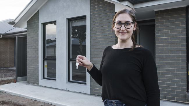 Bridget Gardner bought a house using first home-buyers scheme. Picture: Nick Clayton