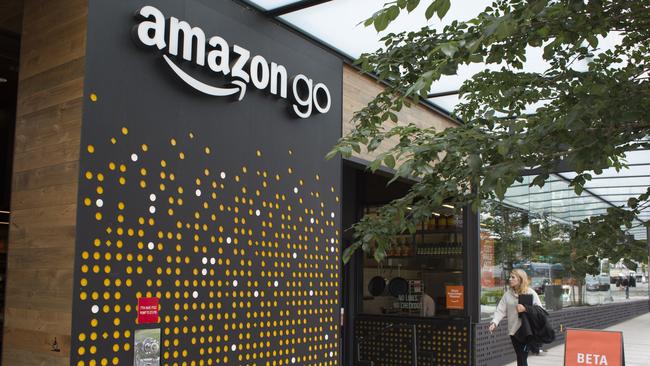 There are no registers at Amazon Go stores so do you even need a barcode to scan? Picture: David Ryder/Getty Images/AFP
