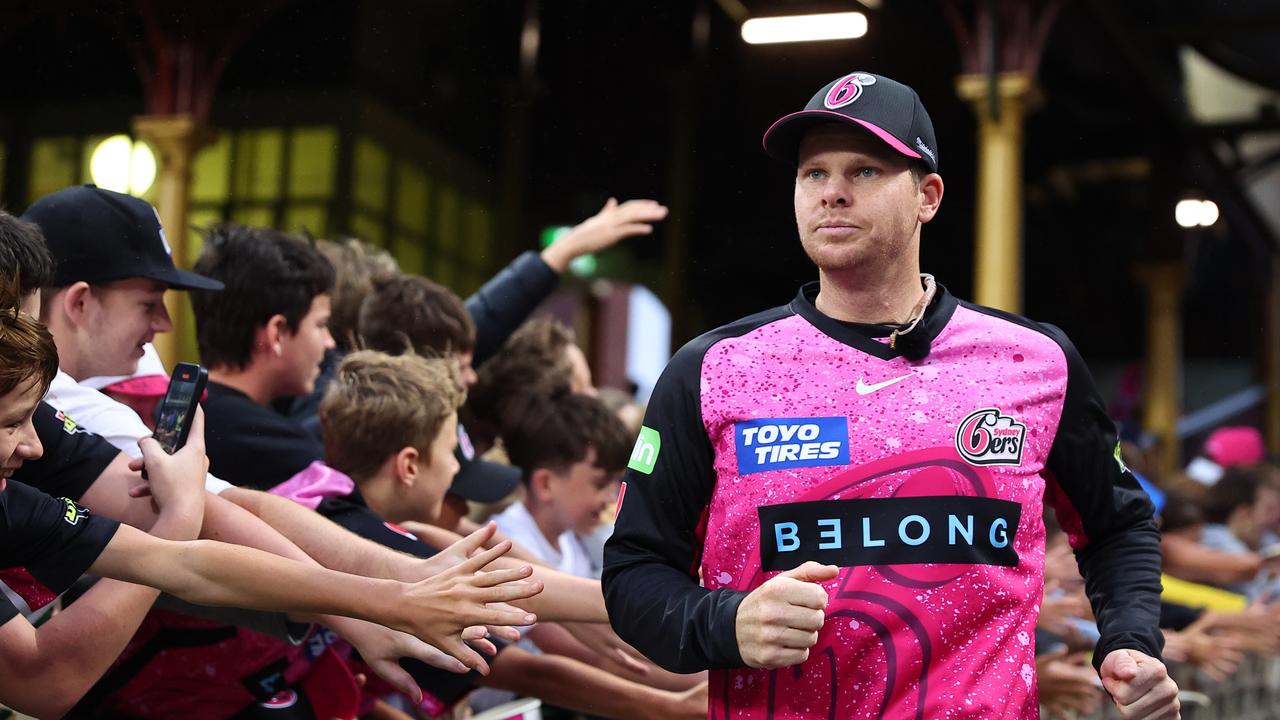 Steve Smith is racing the clock to be fit for Tests against Sri Lanka. (Photo by Jeremy Ng/Getty Images)