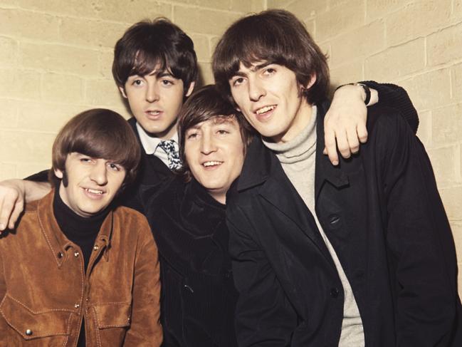 The Beatles pose for a portrait in circa 1965. (L-R) Ringo Starr, Paul McCartney, John Lennon, George Harrison. Picture: Michael Ochs Archives/Getty Images