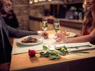 Couple have romantic evening in restaurant. Picture: LuckyBusiness