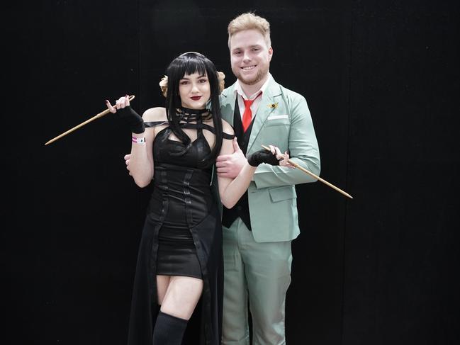 OZ Comic-Con Gallery. OZ comic at Melbourne Exhibition and Convention Centre.Kia Moore and Cole Taylor . Picture: Valeriu Campan