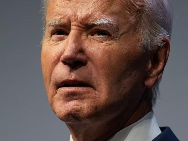 TOPSHOT - US President Joe Biden speaks on economics during the Vote To Live Properity Summit at the College of Southern Nevada in Las Vegas, Nevada, on July 16, 2024. (Photo by Kent Nishimura / AFP)