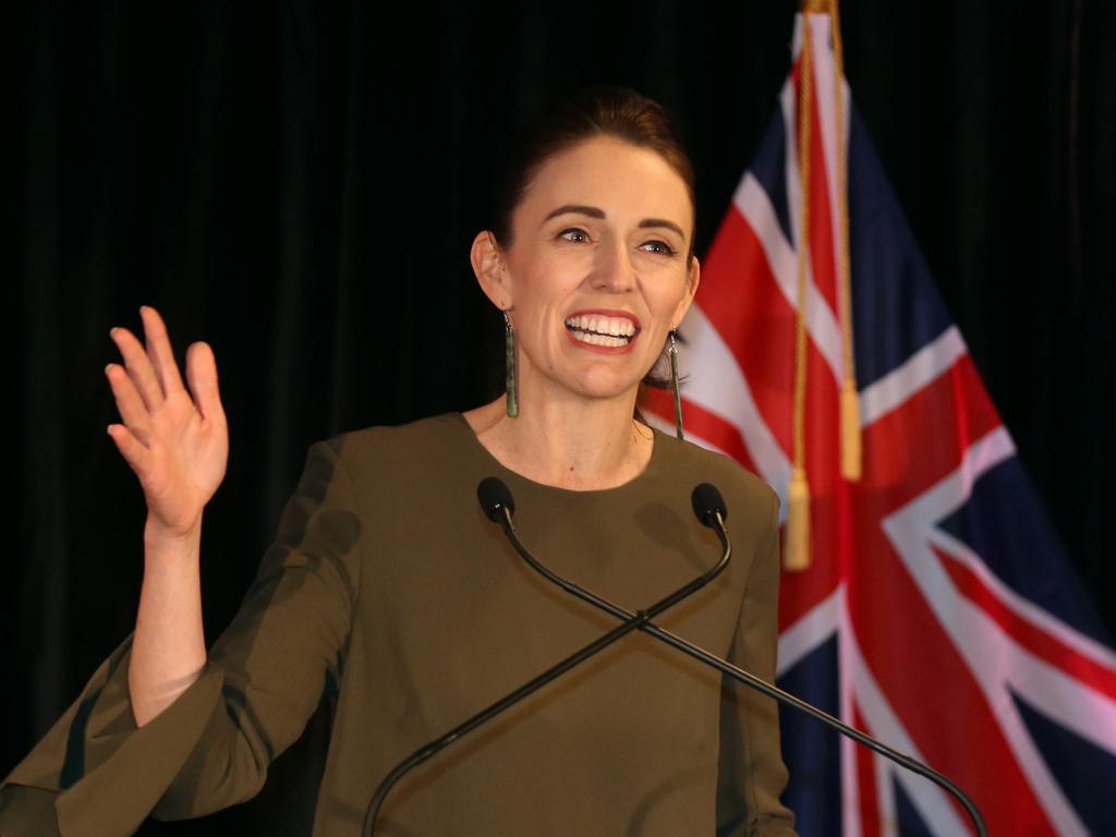 QUEENSTOWN, NEW ZEALAND - NewsWire Photos MAY 30, 2021 New Zealand Prime Minister Jacinda Ardern speaks at a business reception for Australia and New Zealand business and tourism leaders at the top of the Skyline Gondola. Prime Minister Morrison is in New Zealand for the the annual Australia-New Zealand Leaders' MeetingNCA Newswire / Picture Calum Robertson