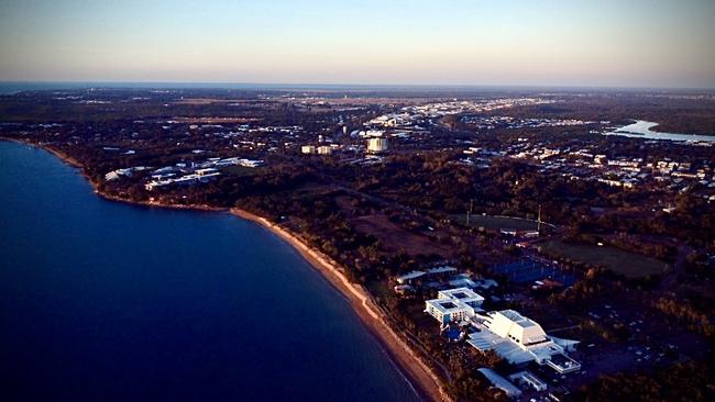 Calm waters at Mindil Beach. Picture: Matty Schiller