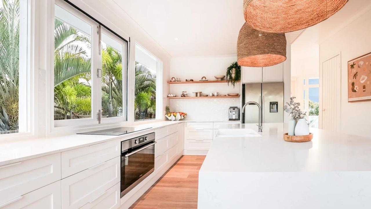 A relaxing retreat even in the kitchen at 9 The Promenade, Agnes Water. Picture: Ray White Rural Agnes Water