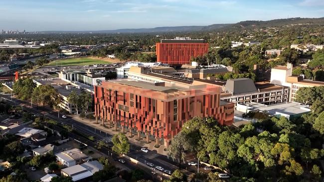 Artist impression of the 98-bed tower at Flinders Medical Centre now under construction