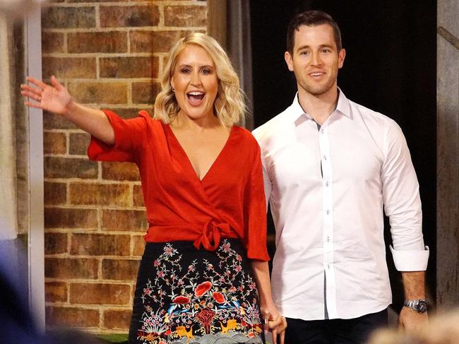 Lauren and Matthew on Married At First Sight. Picture: Nine, Supplied