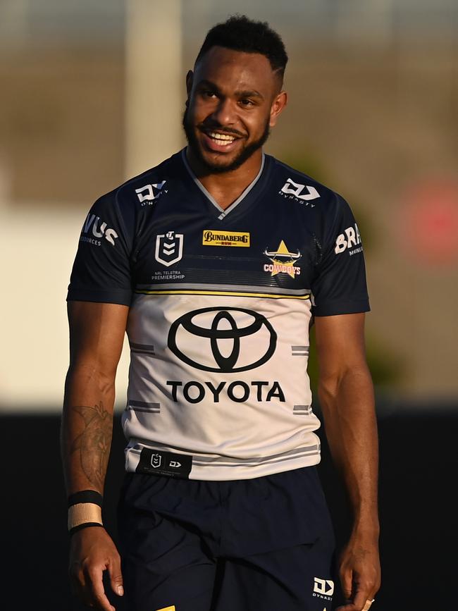 The Origin star was rumoured to be keen on a move back to the Cowboys. Picture: Ian Hitchcock/Getty Images