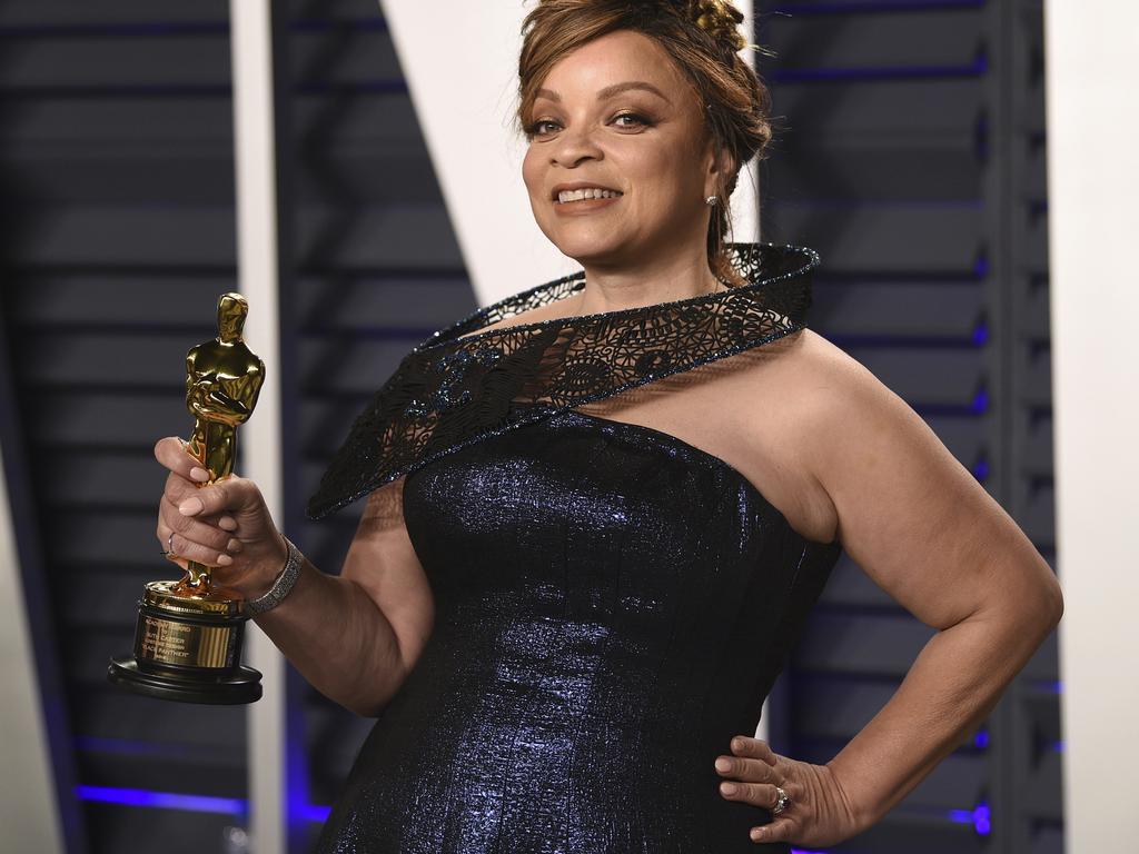 Ruth Carter became the first African-American woman to win in the category of Best Costume Design, for Black Panther. Picture: Evan Agostini/Invision/AP