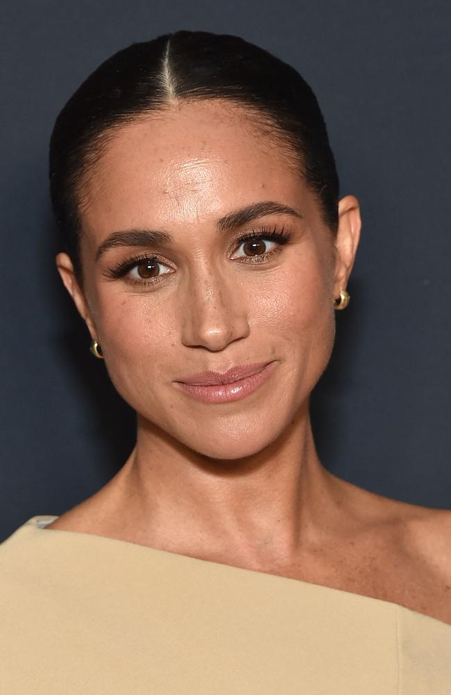 Meghan Markle says she’s a “fan” of the people who designed new website Sussex.com. Picture: AFP.