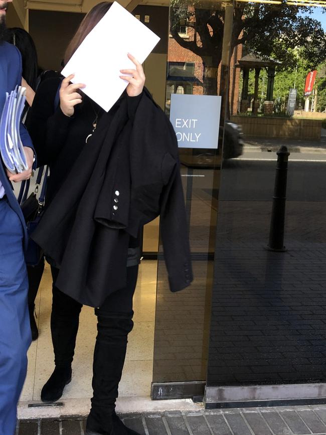 Xiaoyu Ke leaves Parramatta Local Court.