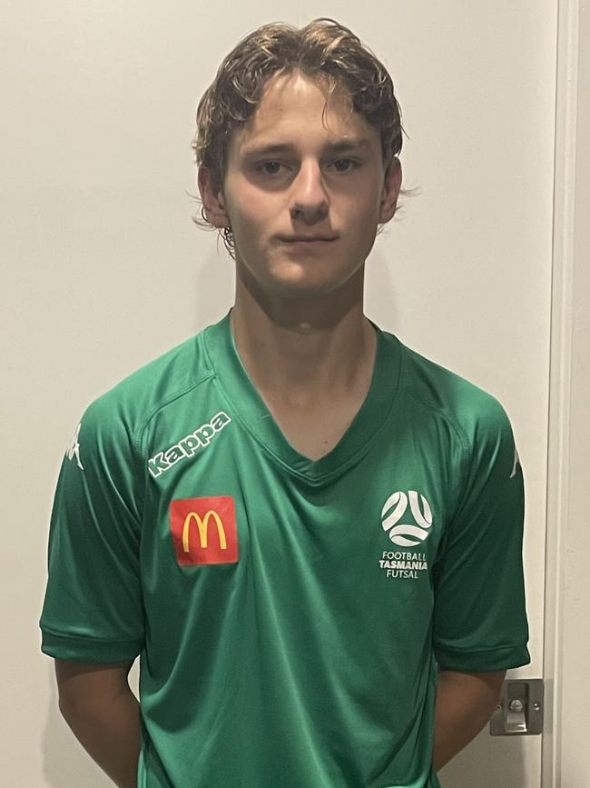 Tasmania U16 futsal player Ollie White named among top performers at Futsal Nationals.