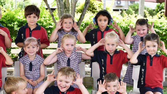 My First Year: St Helen State School Prep Dolphins. Picture: Patrick Woods.