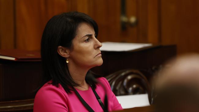 Liberal MLC, Jo Palmer during the Voluntary Assisted Dying Bill debate in the Legislative council. Picture: Zak Simmonds