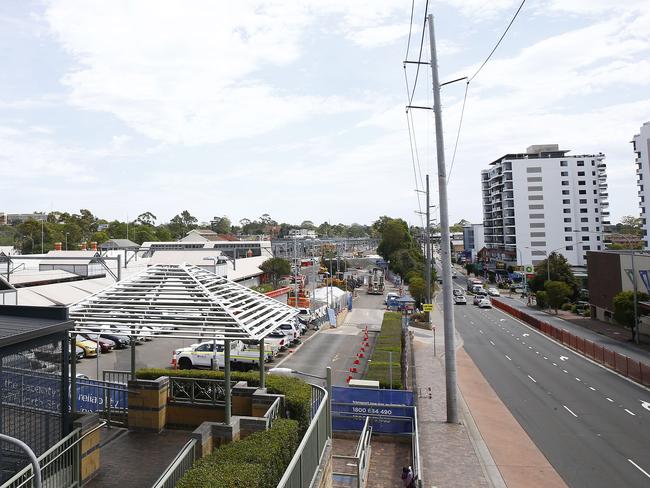 There is a planning proposal for major high-rise development around the east side of Hornsby between George Street and the Railway line. Picture: John Appleyard