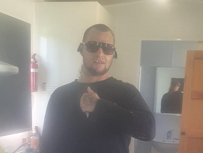 Thumbs up if you’re going to jail? Ronald Godbold, 30, of Killarney Vale, is facing another stint behind bars for his pursuit. Picture: Facebook.