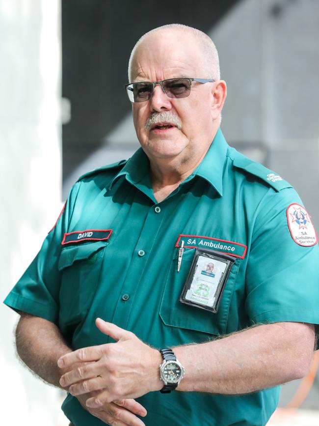 SA Ambulance CEO David Place. Picture: AAP / Russell Millard