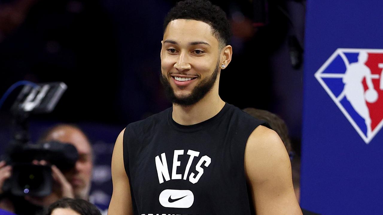 Simmons had played his entire career with the 76ers before joining the Nets this year. (Photo by Elsa/Getty Images)