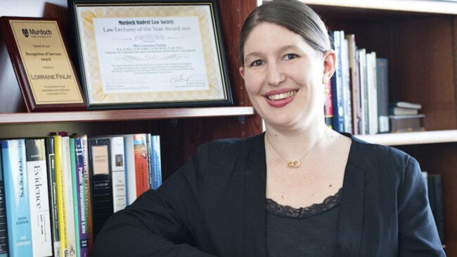 Perth-based legal academic Lorraine Finlay is the Australian Human Rights Commissioner.