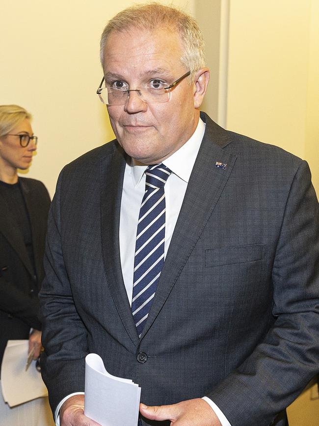 Prime Minister Scott Morrison has been criticised for being on holidays while the bushfires rage across the country. Picture: Daniel Pockett/Getty