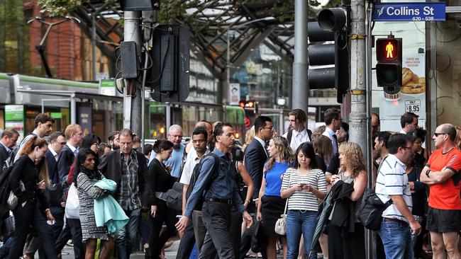 Melbourne’s population is booming. Picture: Hamish Blair