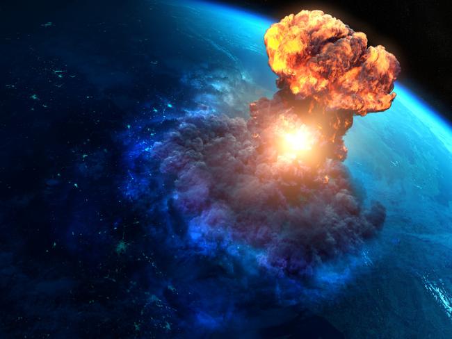 Ouch! What an asteroid might look like if it hits Earth.