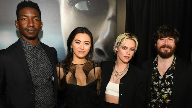 Mamoudou Athie, Jessica Henwick, Kristen Stewart and John Gallagher Jr. Picture: Getty