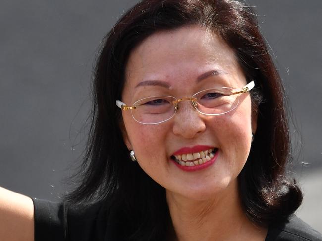 Liberal candidate for Chisholm Gladys Liu at her campaign launch at the Box Hill Golf Club in Melbourne, Monday, April 15, 2019. (AAP Image/Mick Tsikas) NO ARCHIVING